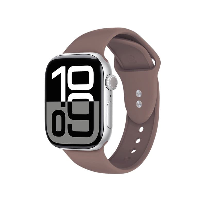 Crong Liquid - Cinturino per Apple Watch 44/45/46/49 mm (marrone) - 10