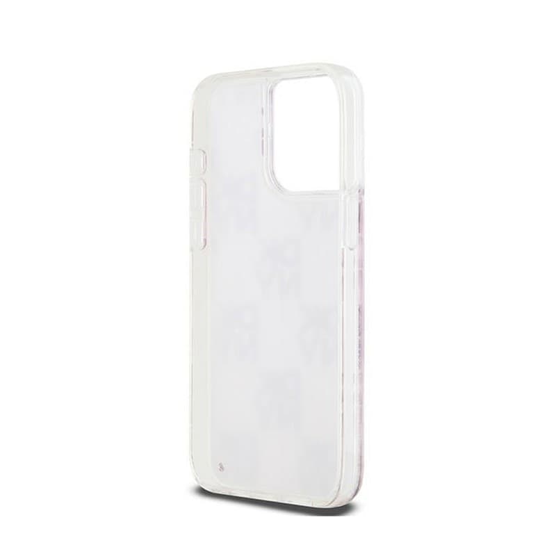 DKNY Liquid Glitter Multilogo - Case for iPhone 15 Pro Max (pink) - 7