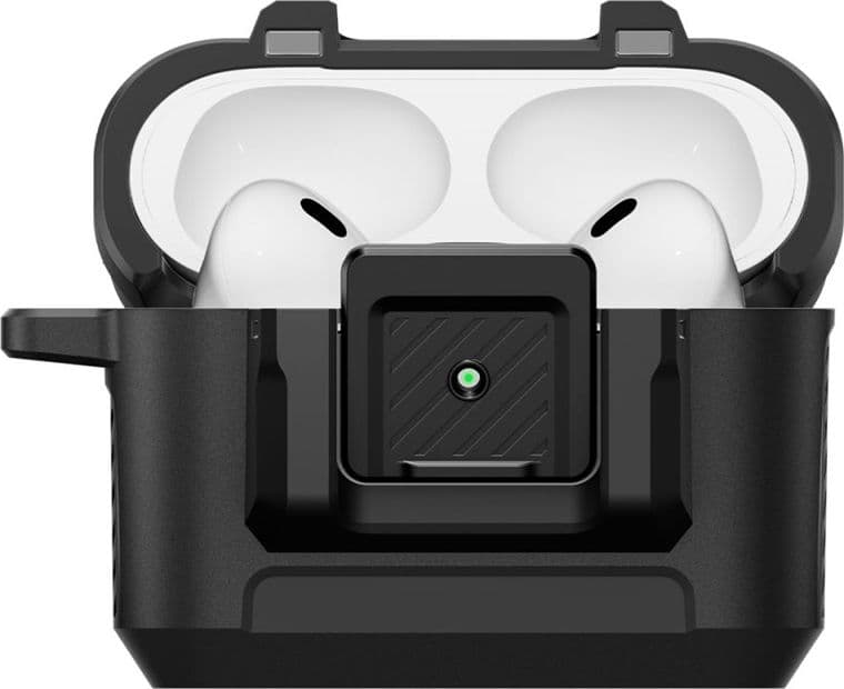 Spigen Lock Fit - Custodia protettiva per Apple AirPods Pro 3 (nero opaco) - 5