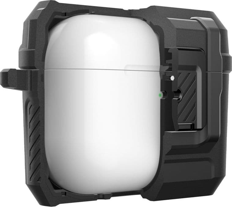 Spigen Lock Fit - Custodia protettiva per Apple AirPods Pro 3 (nero opaco) - 10