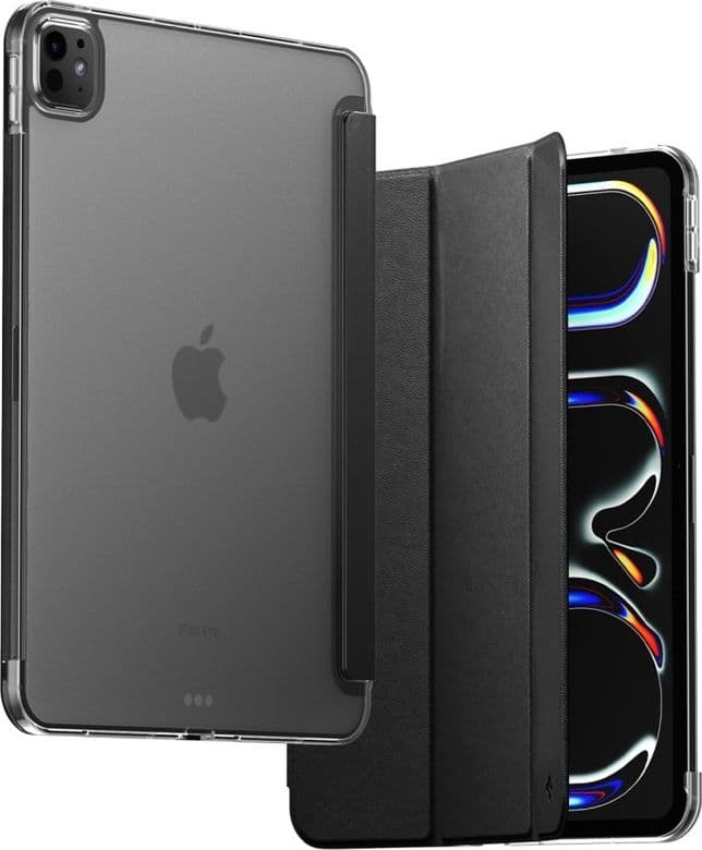 Spigen Liquid Air Folio - Custodia per iPad Pro 11" (M5, 2025 / M4, 2024) (Nero) - 8