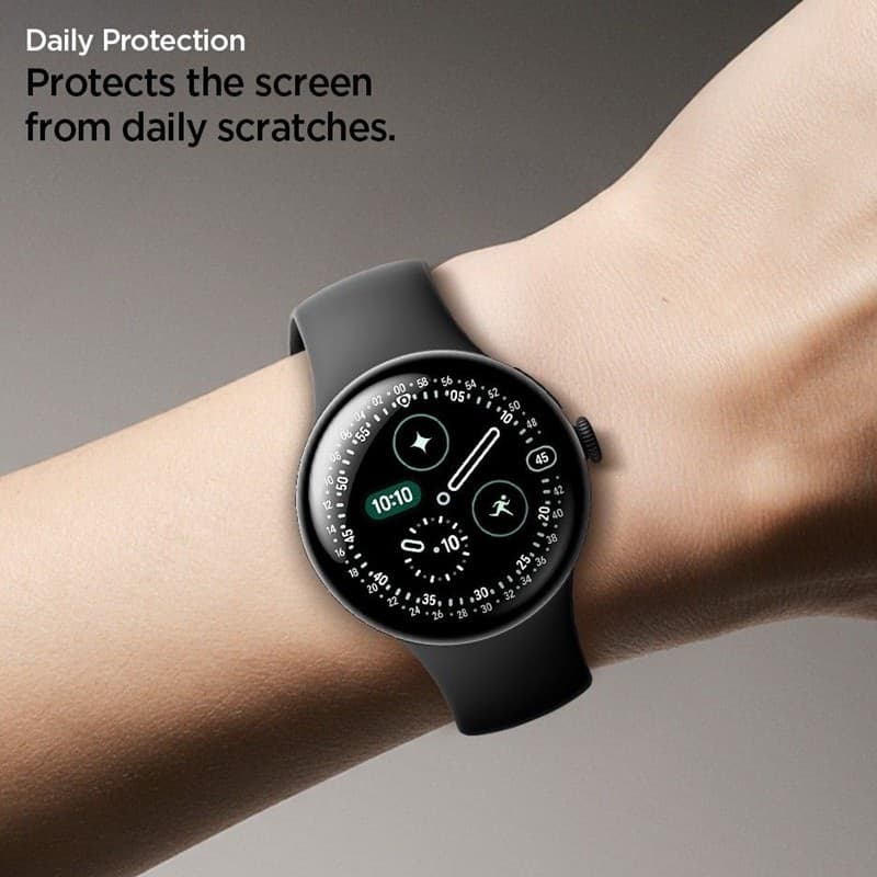 Spigen Elite Shield EZ Fit Confezione da 2 - Pellicola in idrogel per Google Pixel Watch 3 / 4 / 5 41 mm (2 pezzi) - 10