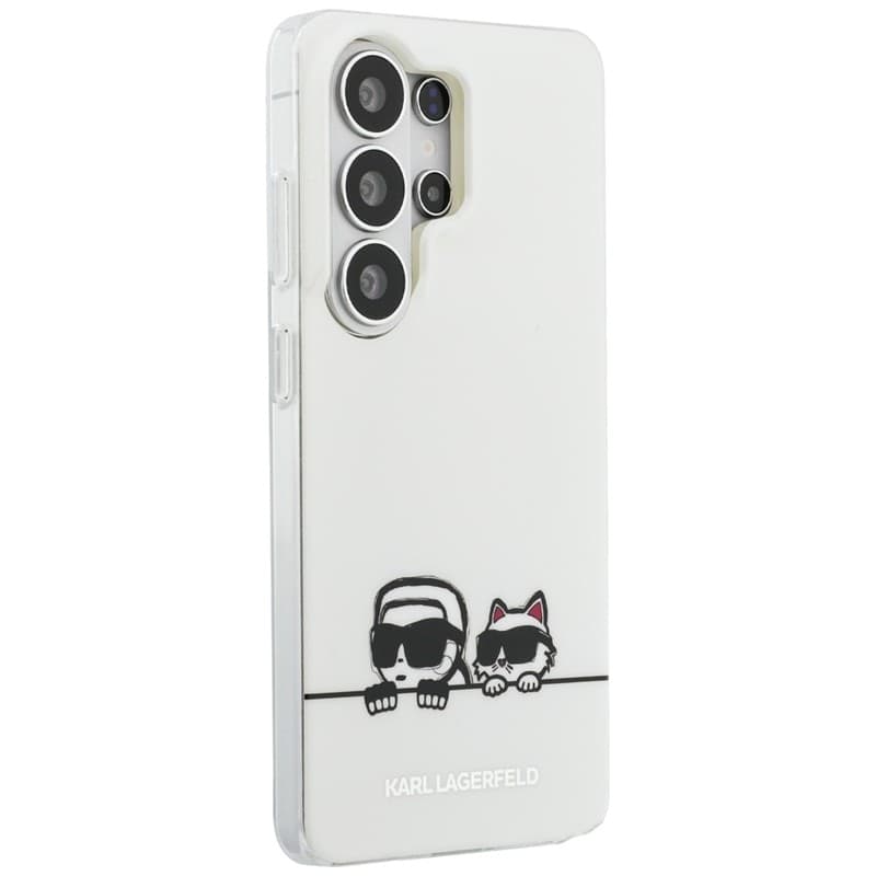 Karl Lagerfeld IML Peekaboo Karl & Choupette MagSafe - Custodia per Samsung Galaxy S26 Ultra (trasparente) - 4
