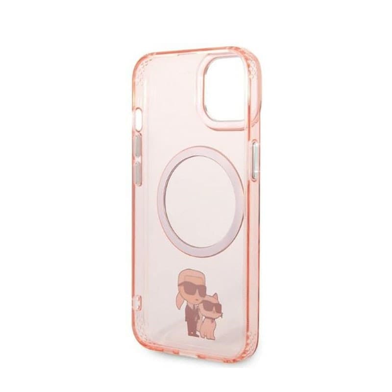 Karl Lagerfeld IML NFT Karl & Choupette MagSafe - Case for iPhone 14 Plus (Pink) - 7