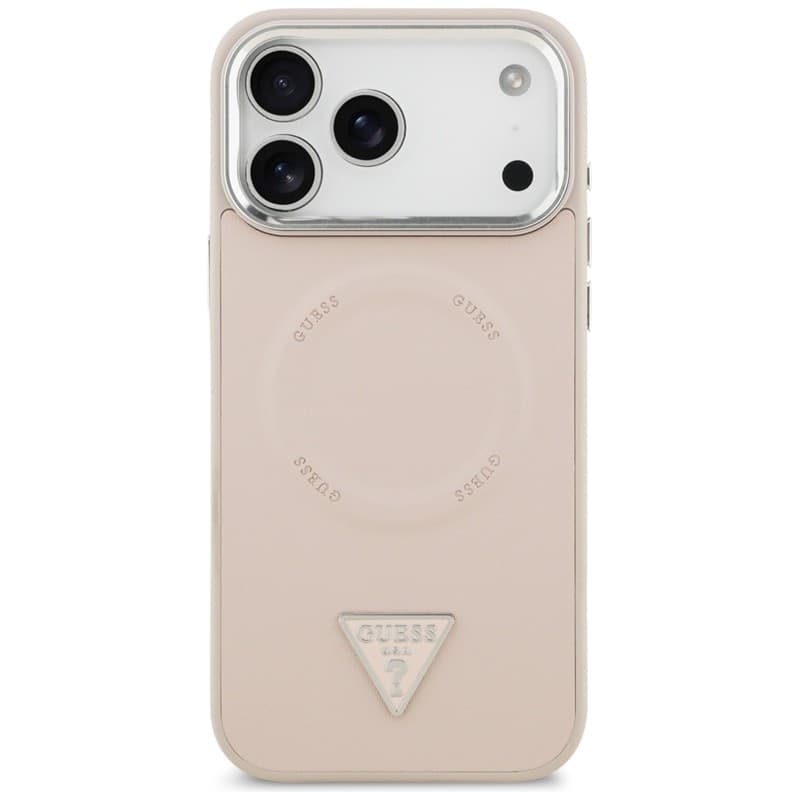 Guess Triangle Logo MagSafe - Case iPhone 17 Pro (Pink) - 3
