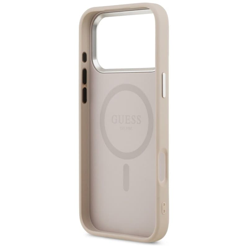 Guess Triangle Logo MagSafe - Case iPhone 17 Pro (Pink) - 7