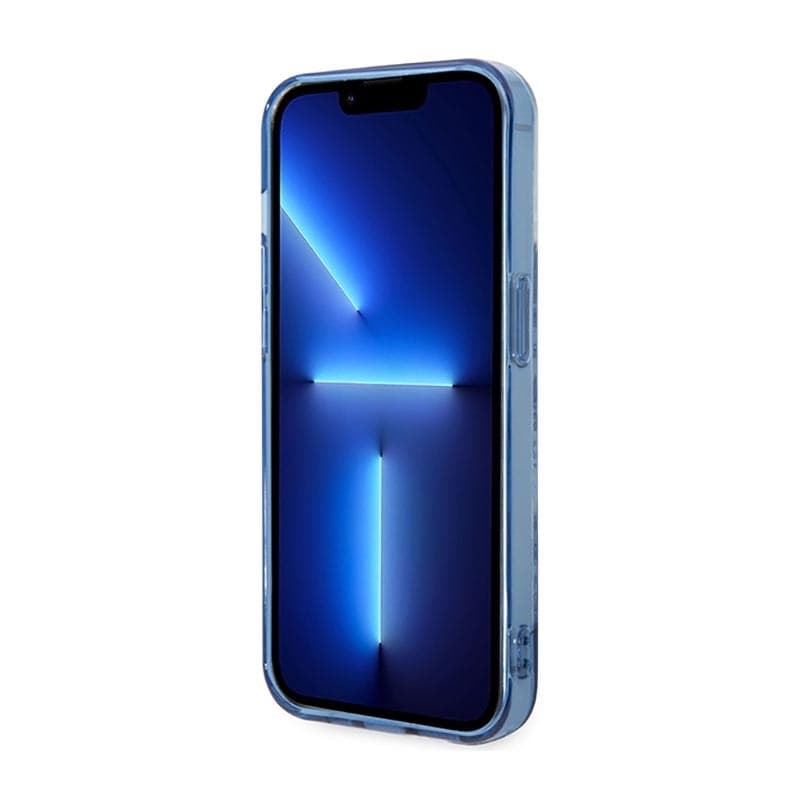 Guess Porcelain Collection - Case for iPhone 14 Pro Max (Blue) - 5