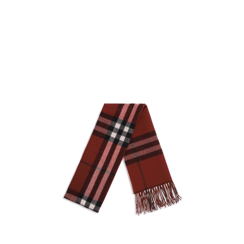 Burberry Bordeaux Cashmere Scarf - 2