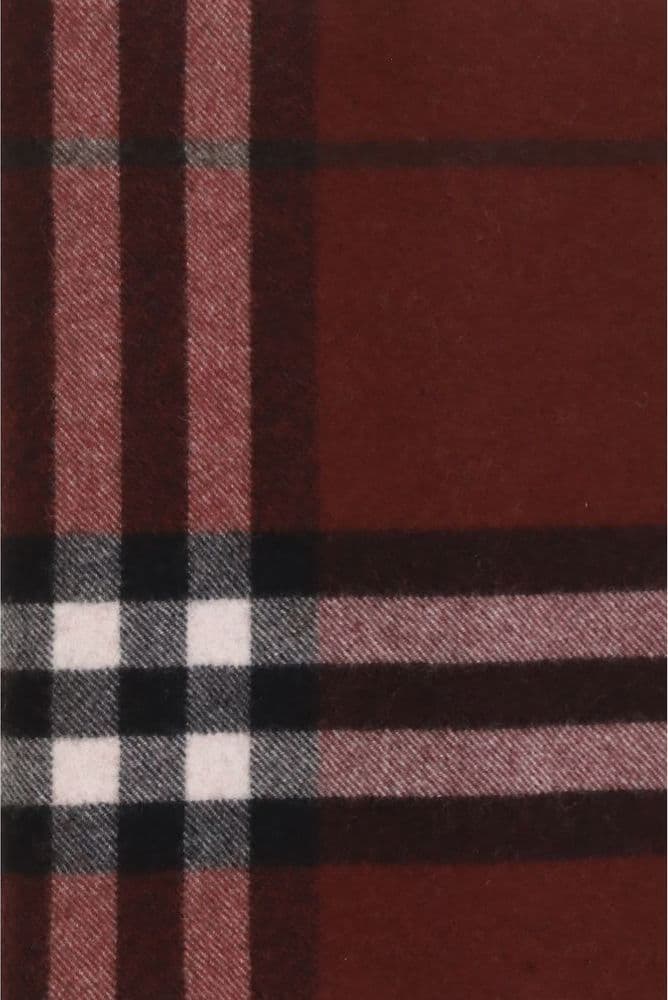 Burberry Bordeaux Cashmere Scarf - 3