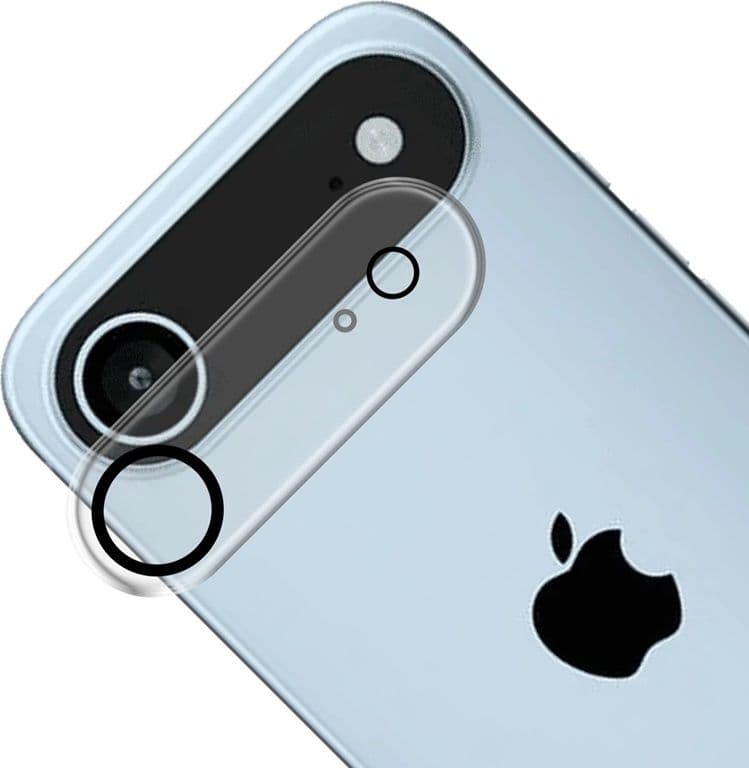 3mk Lens Pro Full Cover - Camera Lens Glass for iPhone Air - 2