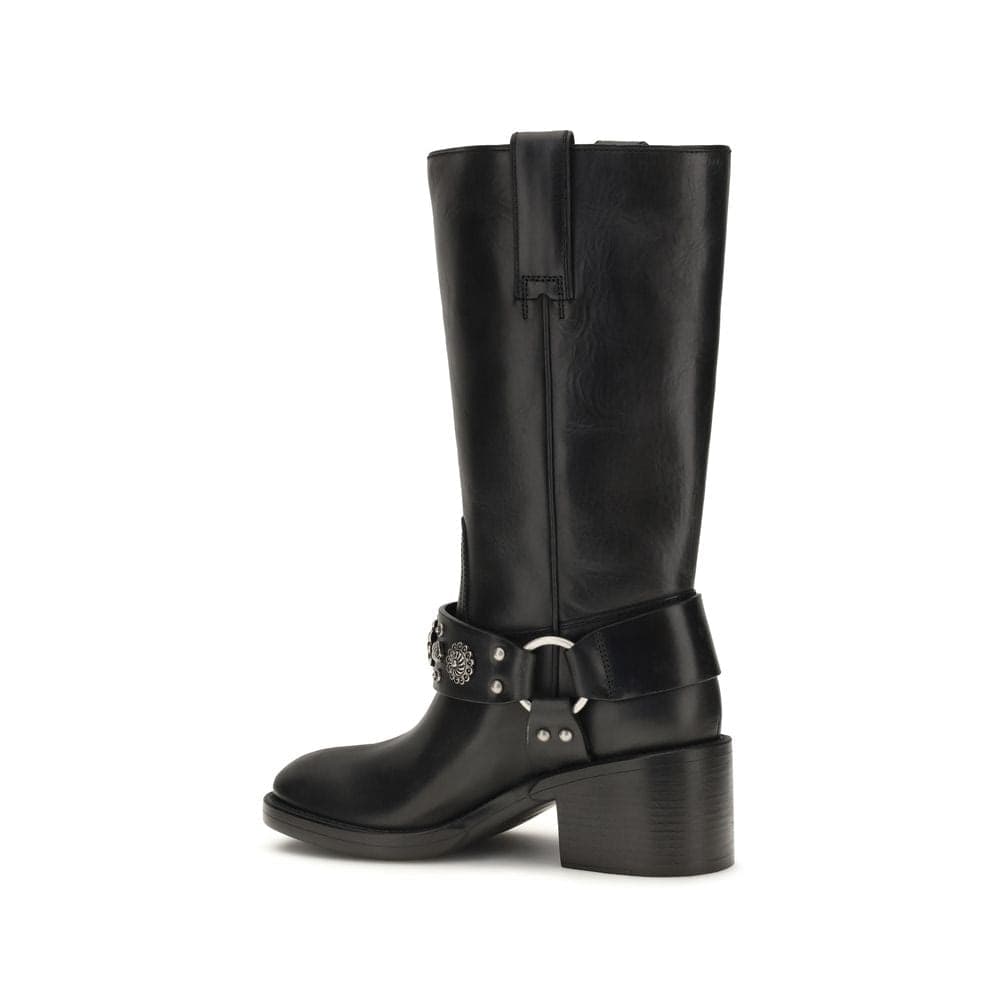 Chloé Black Calf Leather Bos Taurus Flat Boots - 3