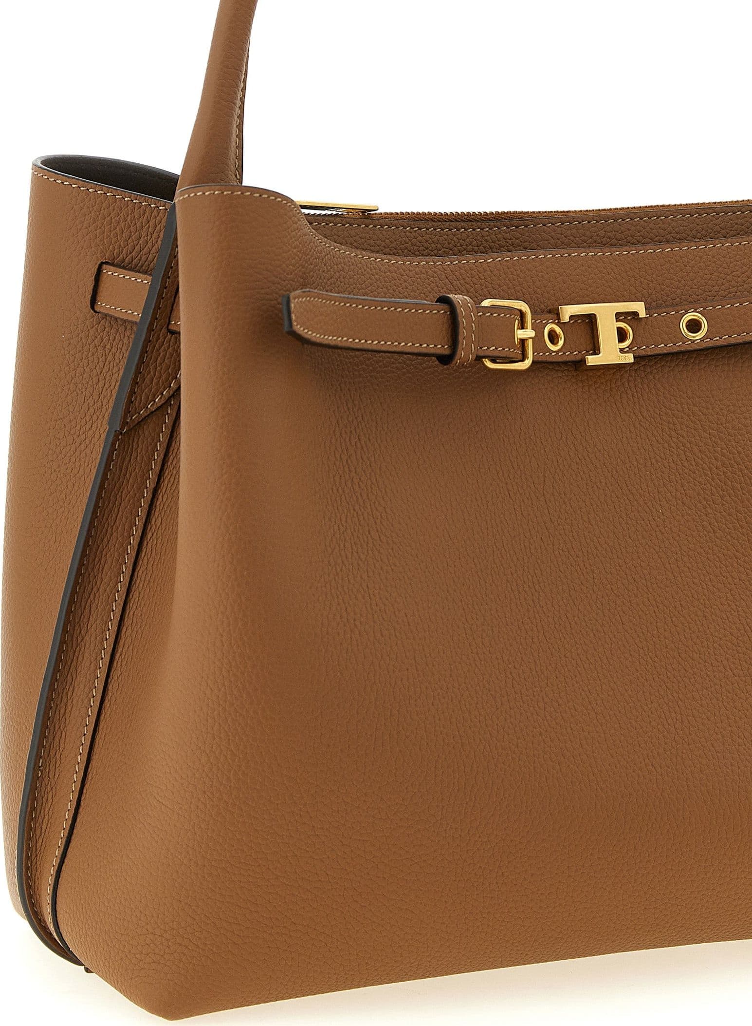 Tod's Brown Calfskin Handbag - 3