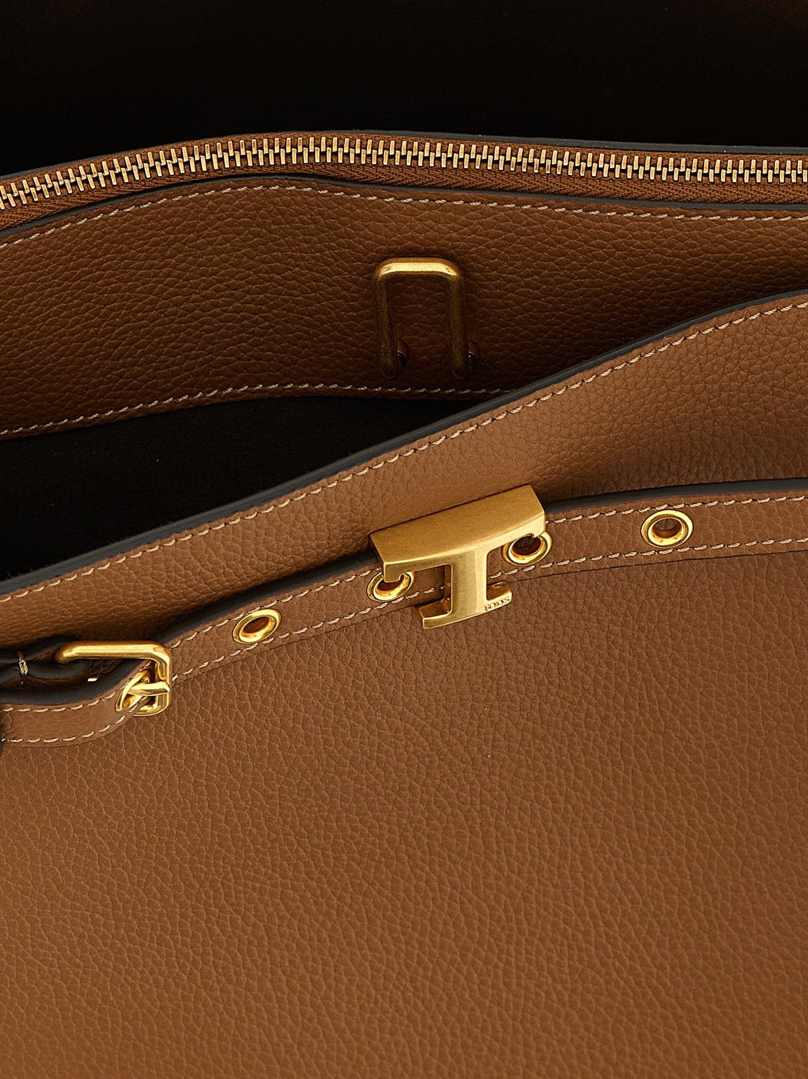 Tod's Brown Calfskin Handbag - 4