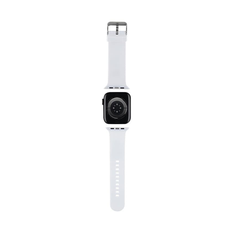 Karl Lagerfeld 3D Rubber Choupette Head NFT - Strap for Apple Watch 42/44/45/49 mm (white) - 2