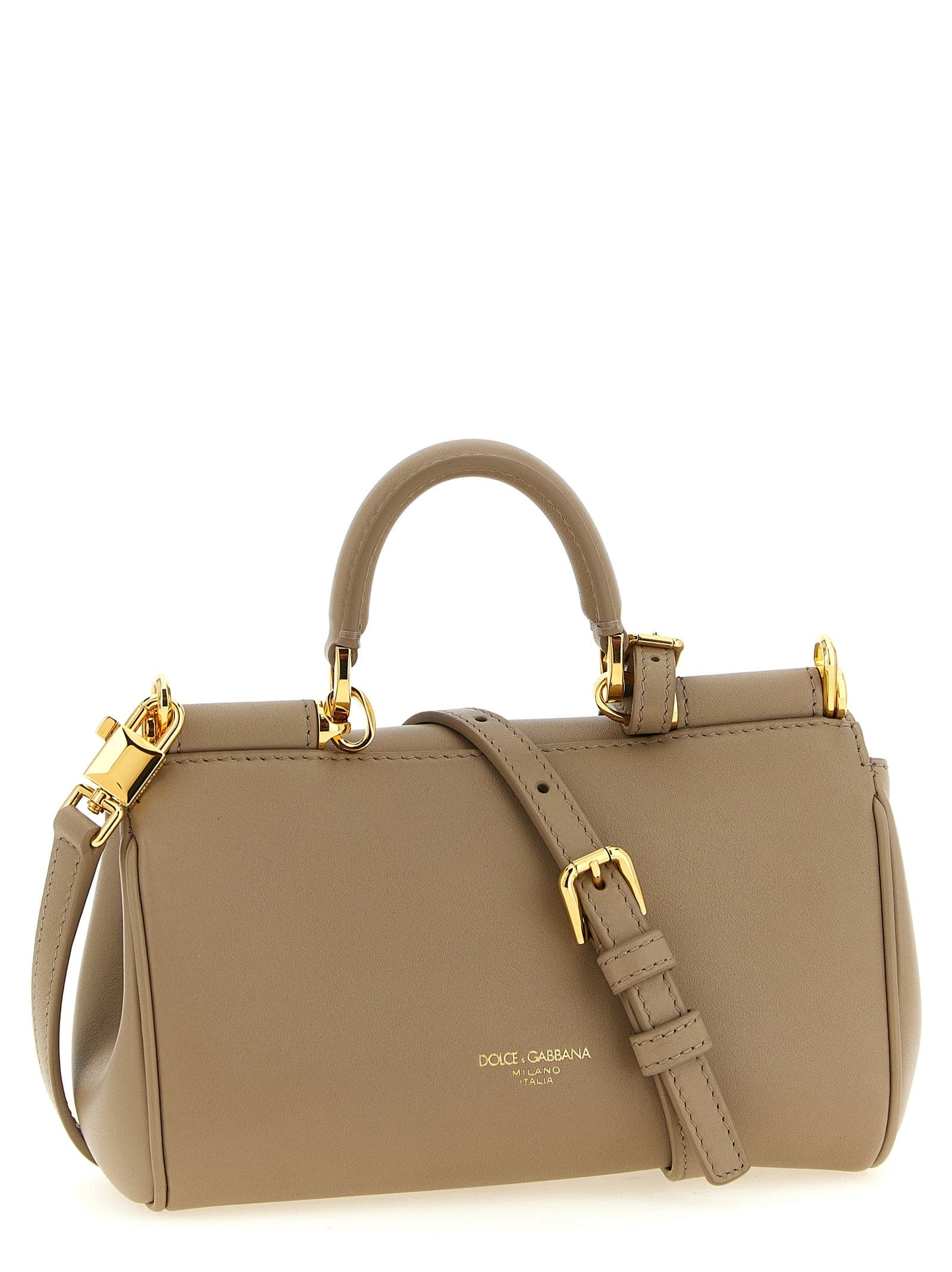 Dolce & Gabbana Beige Calfskin Crossbody Bag - 2
