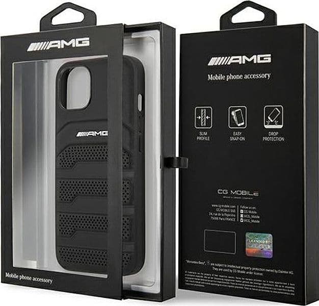 AMG Debossed Lines - Case for iPhone 14 Plus (Black) - 8