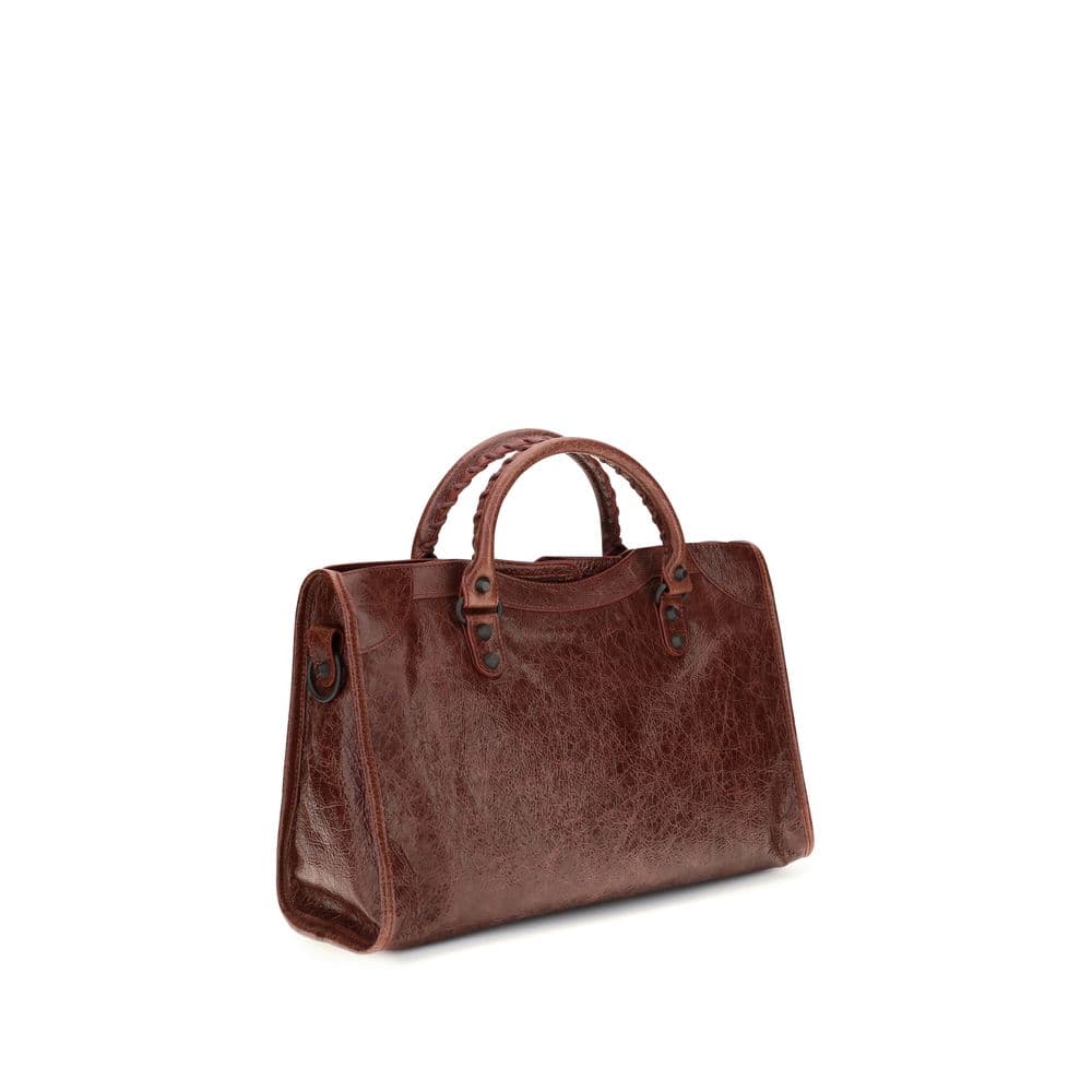 Balenciaga Bordeaux Lamb Ovis Aries Handbag - 3