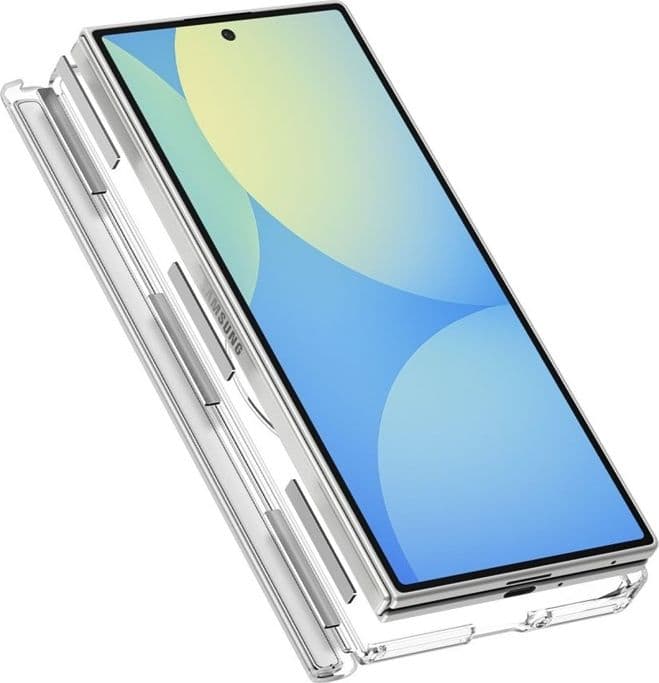 Spigen AirSkin Zero MagSafe - Custodia per Samsung Galaxy Z Fold 8 Ultra (Trasparente/Bianco) - 4