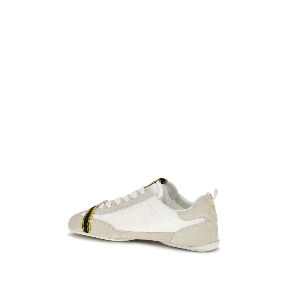 Fendi Gray Fabric Athletic Sneakers - 3