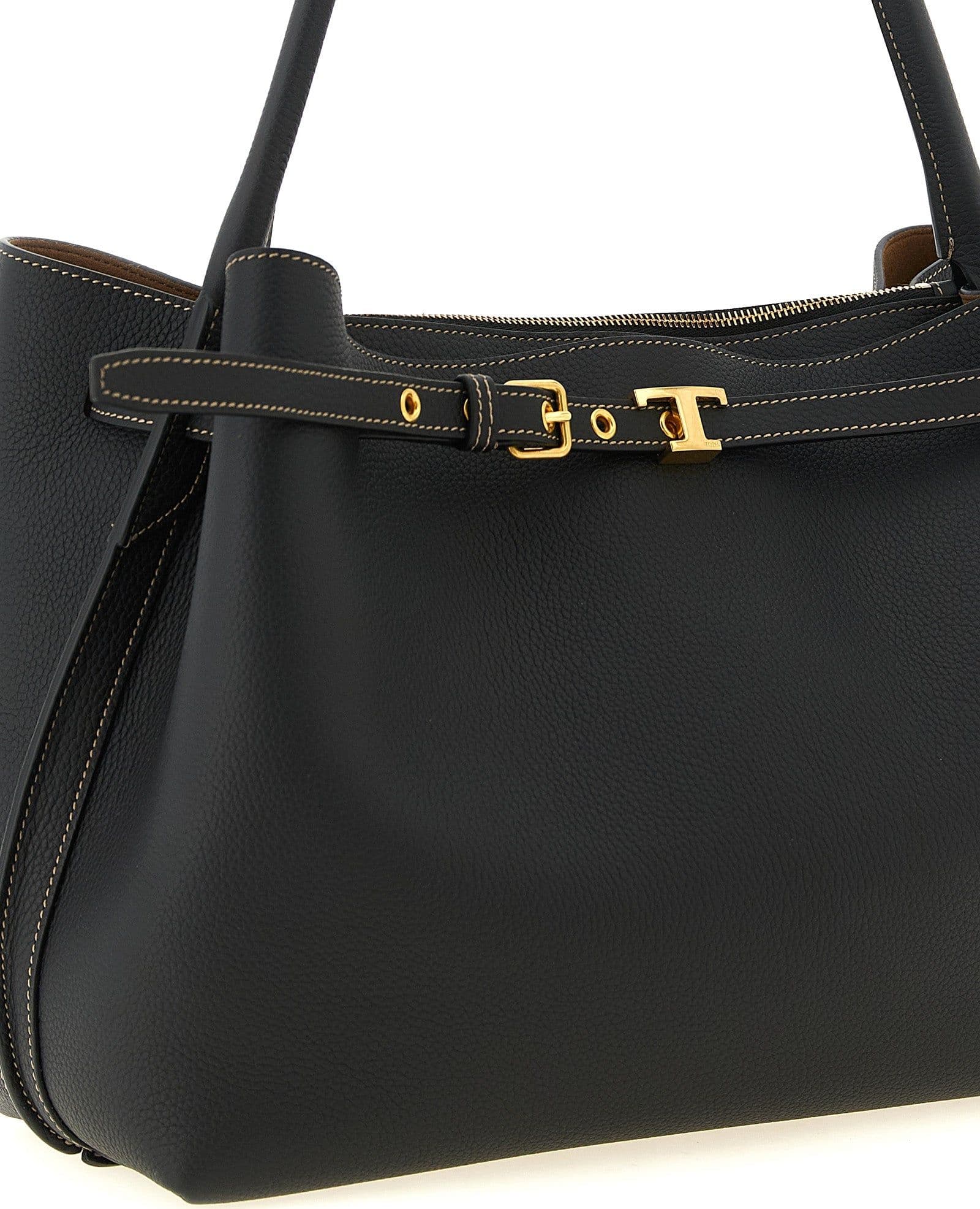 Tod's Black Calfskin Handbag - 3