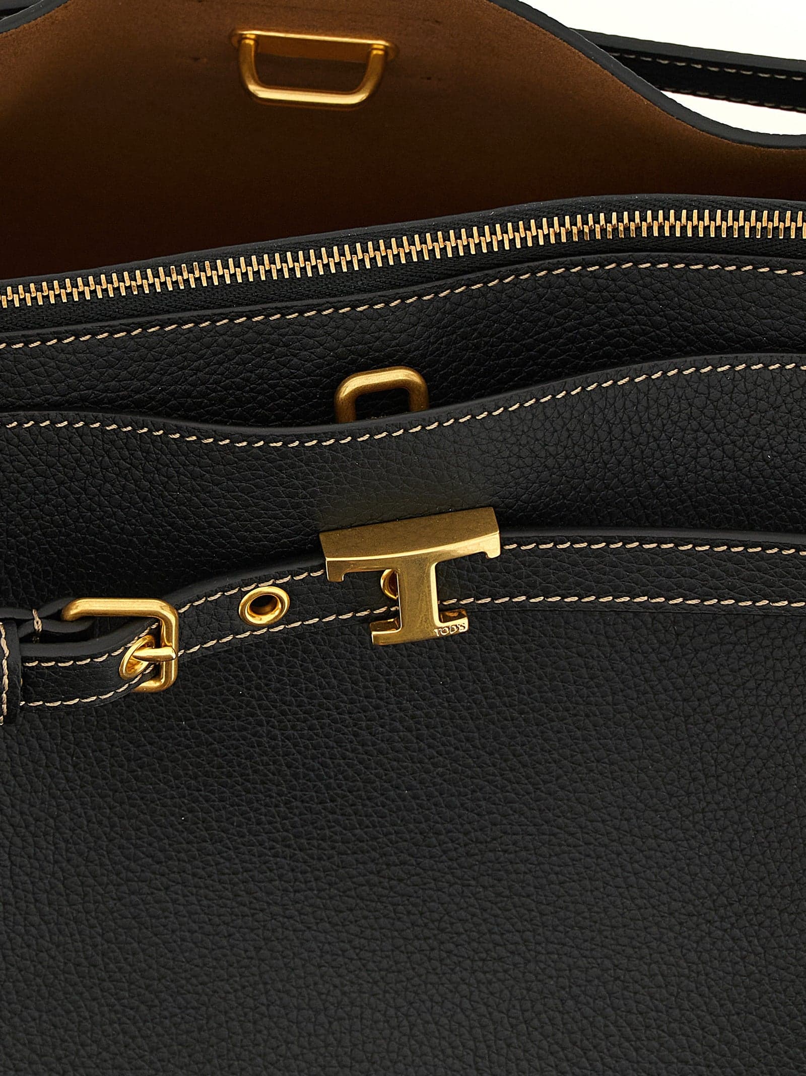 Tod's Black Calfskin Handbag - 4