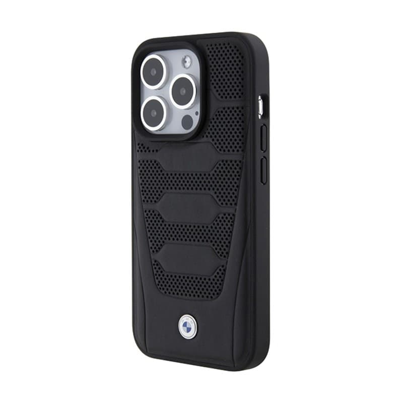 BMW Leather Seats Pattern - Case for iPhone 15 Pro Max (Black) - 2