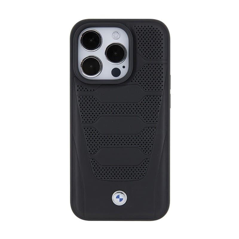 BMW Leather Seats Pattern - Case for iPhone 15 Pro Max (Black) - 3