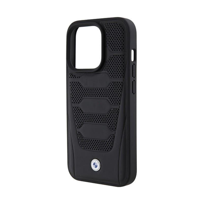 BMW Leather Seats Pattern - Case for iPhone 15 Pro Max (Black) - 6
