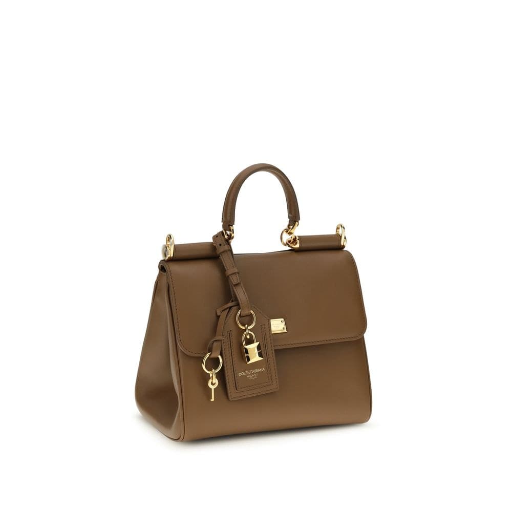 Dolce & Gabbana Brown Calf Leather Bos Taurus Shoulder Bag - 2