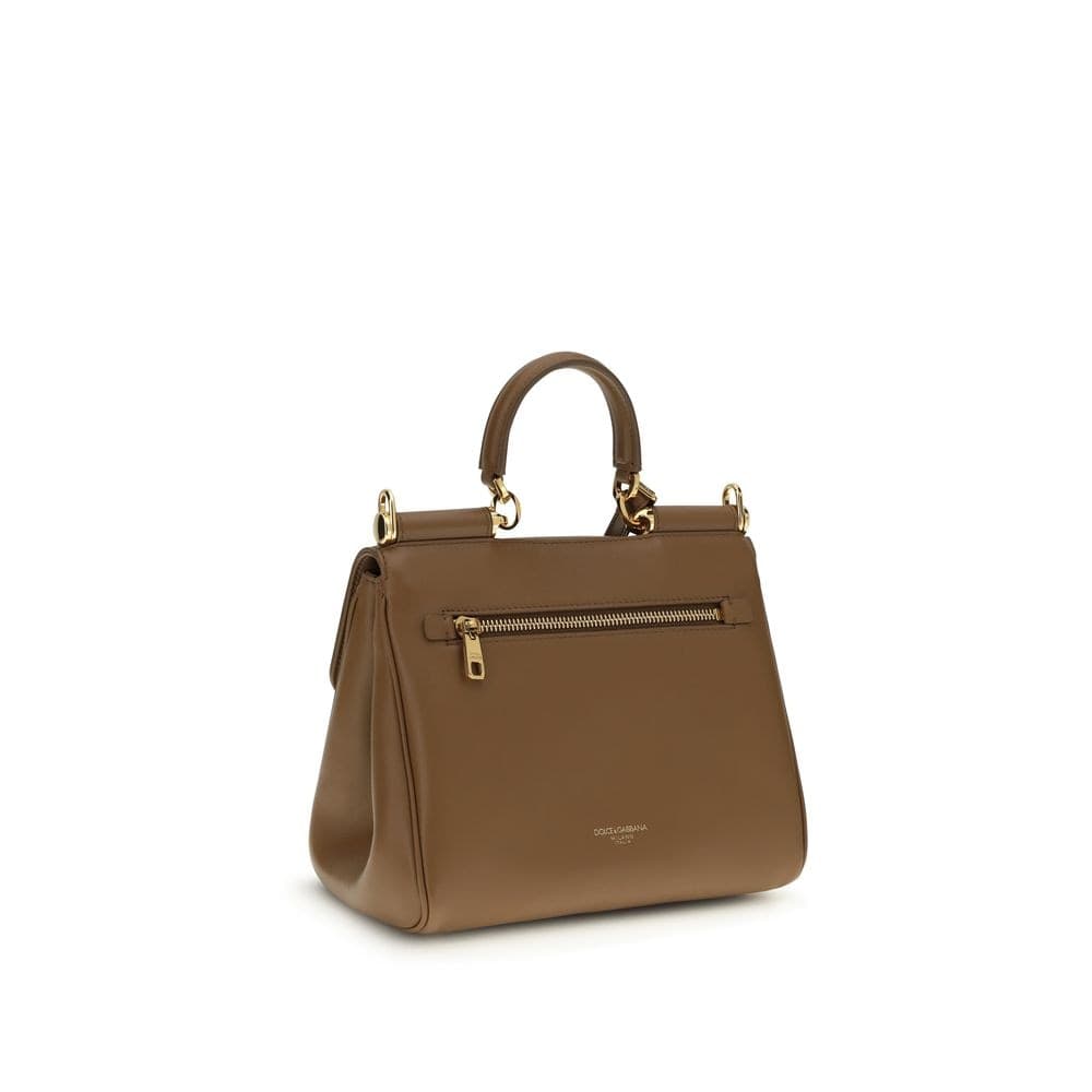 Dolce & Gabbana Brown Calf Leather Bos Taurus Shoulder Bag - 3