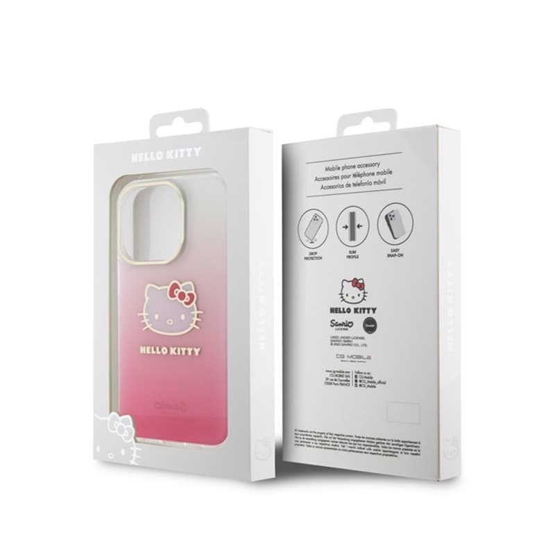 Hello Kitty IML Gradient Electrop Kitty Head - Case iPhone 14 Pro (pink) - 8