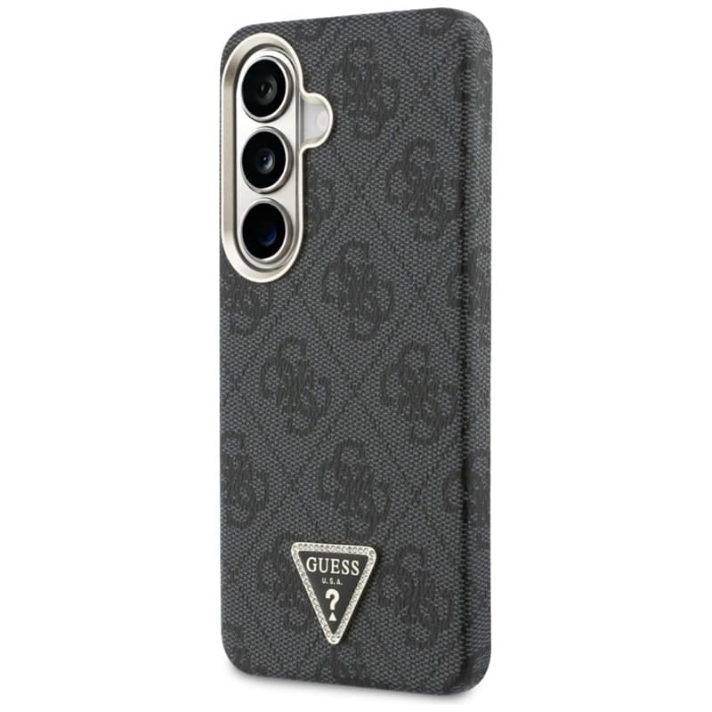 Guess 4G Triangle Logo MagSafe - Custodia per Samsung Galaxy S26 (Nero) - 2
