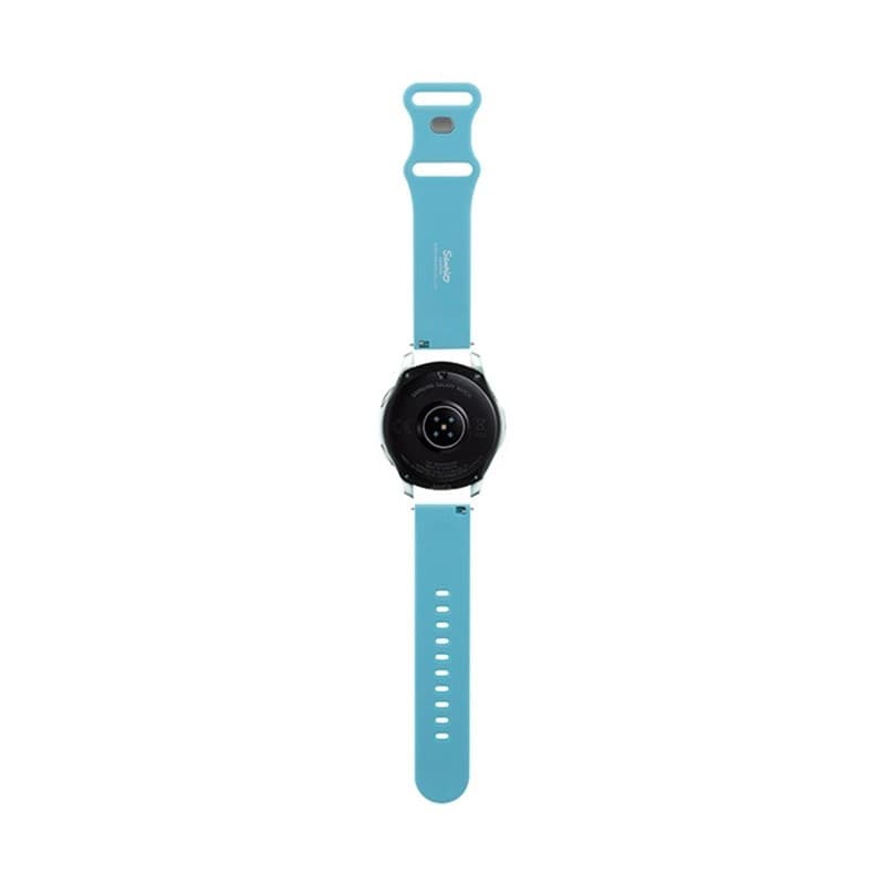 Hello Kitty Silicone Kitty Head - Universal strap for smartwatch 22 mm (blue) - 2