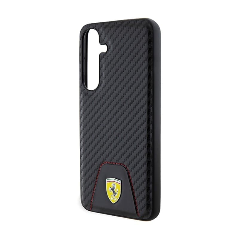 Ferrari Carbon Stitched Bottom - Case for Samsung Galaxy S24+ (black) - 6