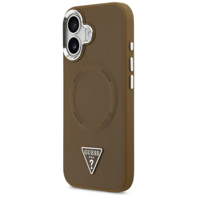 Guess Triangle Logo MagSafe - Case iPhone 17 (Brown) - 2