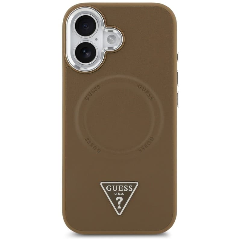 Guess Triangle Logo MagSafe - Case iPhone 17 (Brown) - 3
