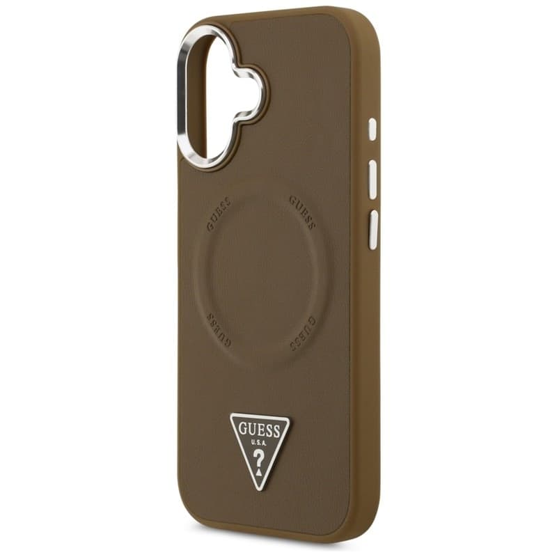 Guess Triangle Logo MagSafe - Case iPhone 17 (Brown) - 6