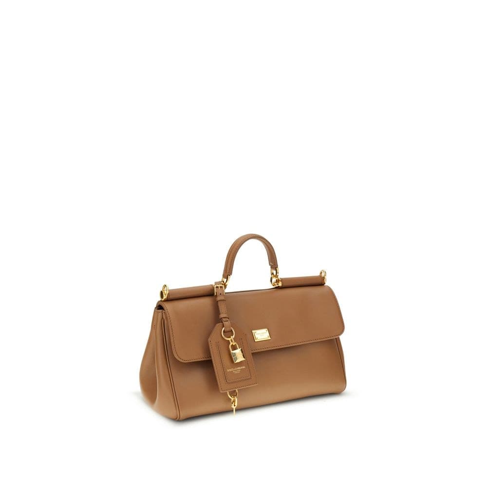 Dolce & Gabbana Beige Calf Leather Bos Taurus Shoulder Bag - 2