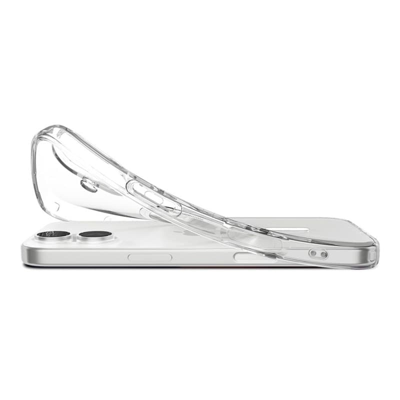 Spigen Liquid Crystal Mag MagSafe - Case for iPhone 17 (Clear/White) - 6