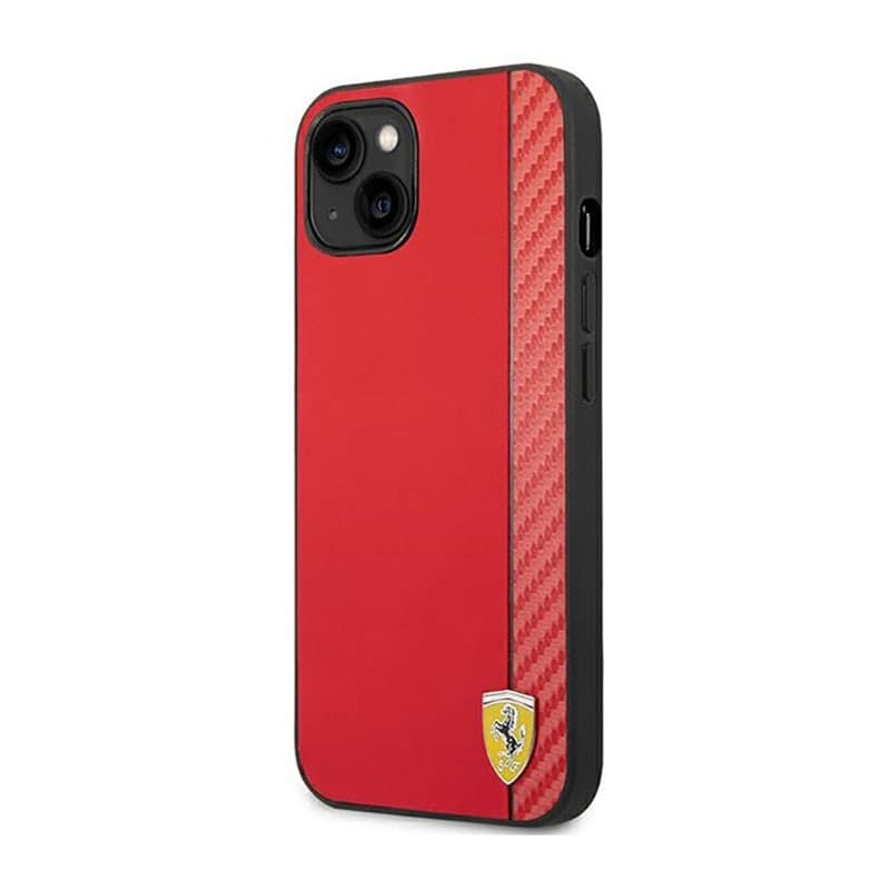 Ferrari Carbon - Case for iPhone 14 Plus (Red) - 2