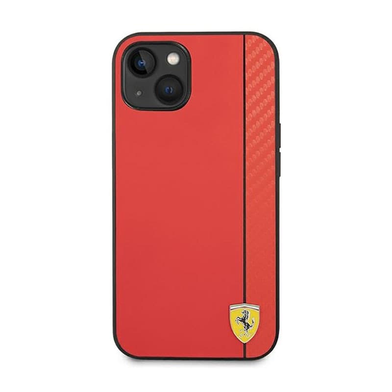 Ferrari Carbon - Case for iPhone 14 Plus (Red) - 3