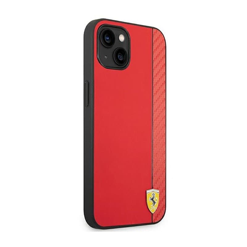 Ferrari Carbon - Case for iPhone 14 Plus (Red) - 4