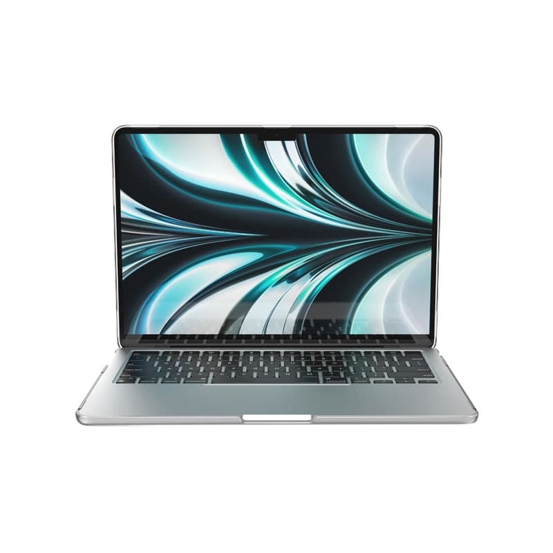 Speck SmartShell - Custodia per MacBook Air 13,6" (M5/M4/M3/M2/2026-2022) (Trasparente) - 6