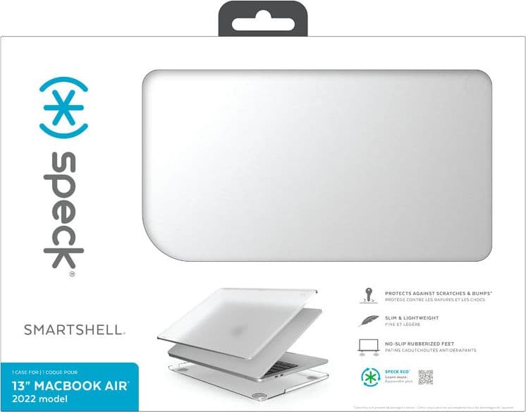 Speck SmartShell - Custodia per MacBook Air 13,6" (M5/M4/M3/M2/2026-2022) (Trasparente) - 7