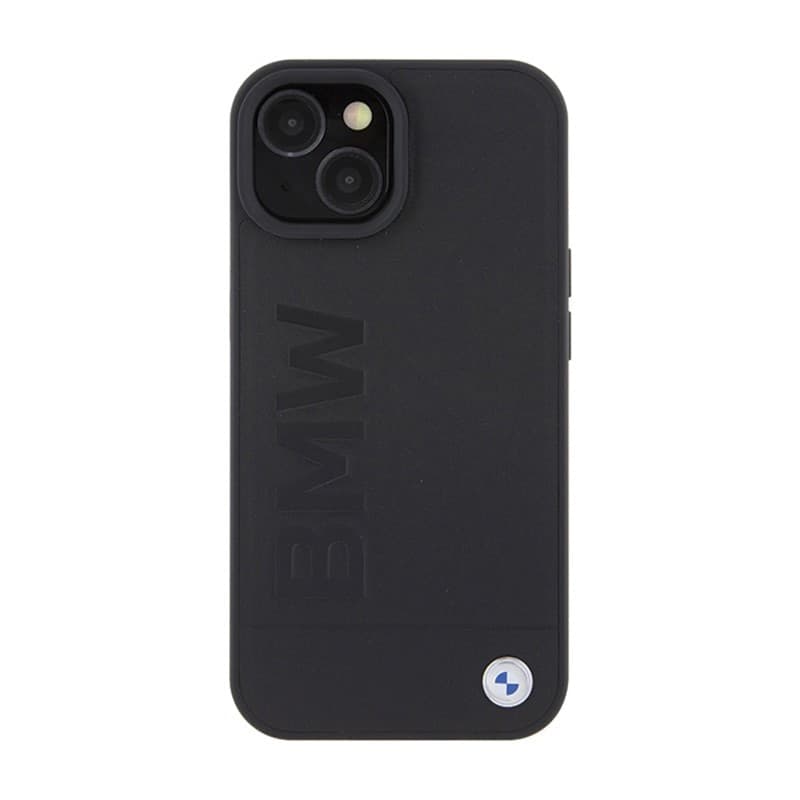 BMW Leather Hot Stamp - Case for iPhone 15 Plus (black) - 3