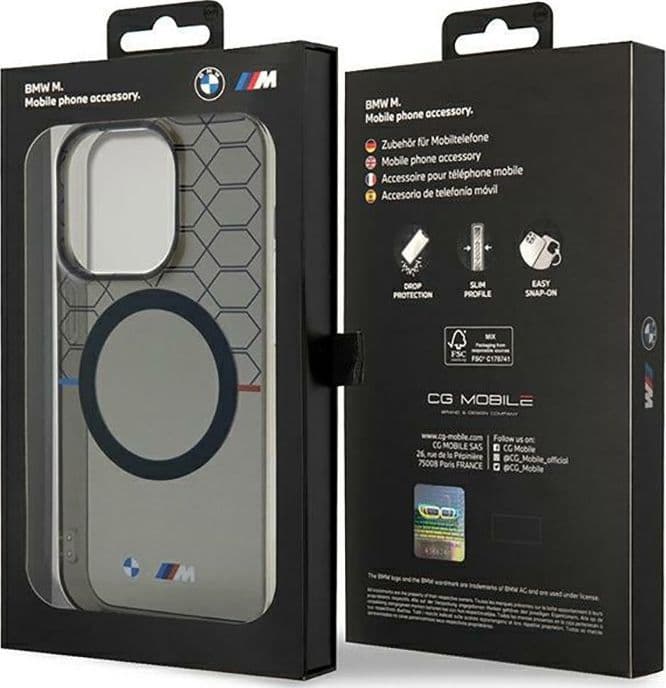 BMW Pattern MagSafe - Case for iPhone 14 Pro Max (Grey) - 8