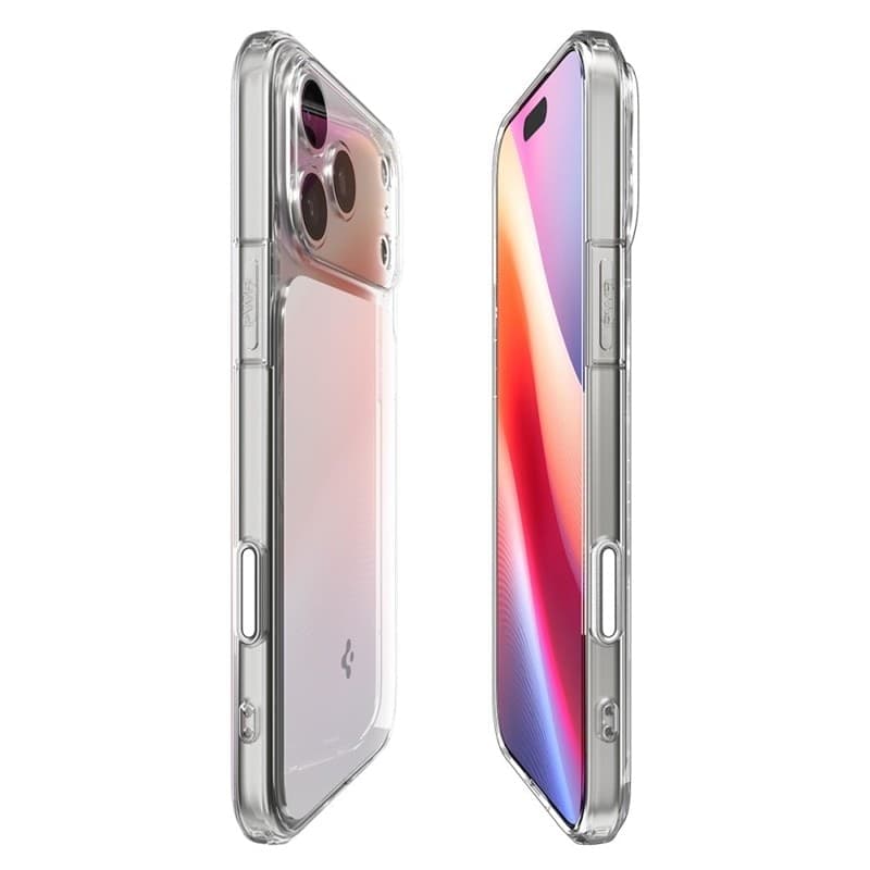 Spigen Ultra Hybrid T Mag MagSafe - Case for iPhone 17 Pro Max (Clear/White) - 6