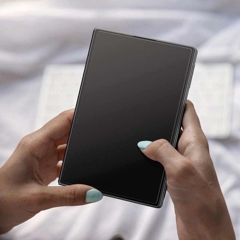 Spigen GLAS.TR EZ Fit Pro AC HD Confezione da 2 - Pellicole protettive in vetro temperato per Samsung Galaxy Z Fold 8 (2 pezzi) - 5
