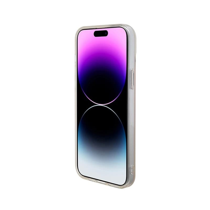 Guess IML Iridescent MagSafe - iPhone 15 Plus Case (pink) - 5