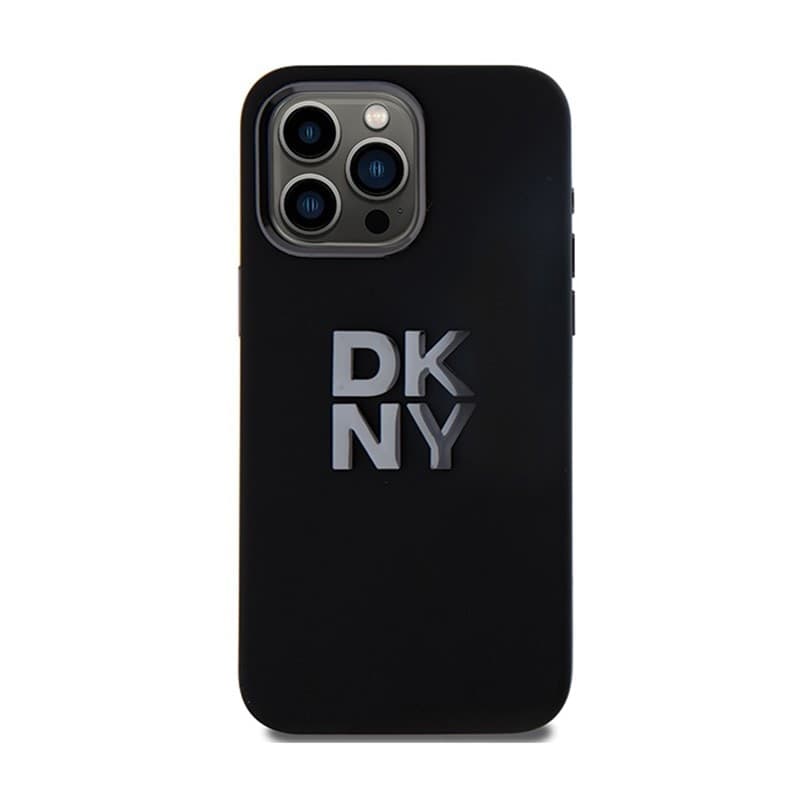 DKNY Liquid Silicone Metal Logo - Case for iPhone 15 Pro Max (black) - 3